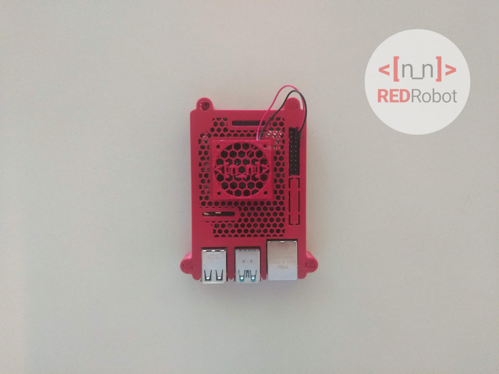 REDRobot Slim Case s chladičem pro Raspberry Pi 4