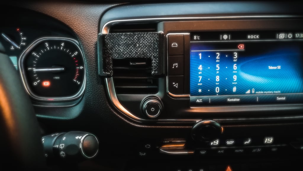 Méně jednoduchý držák na telefon do auta pro Toyota Proace &amp; Proace Verso