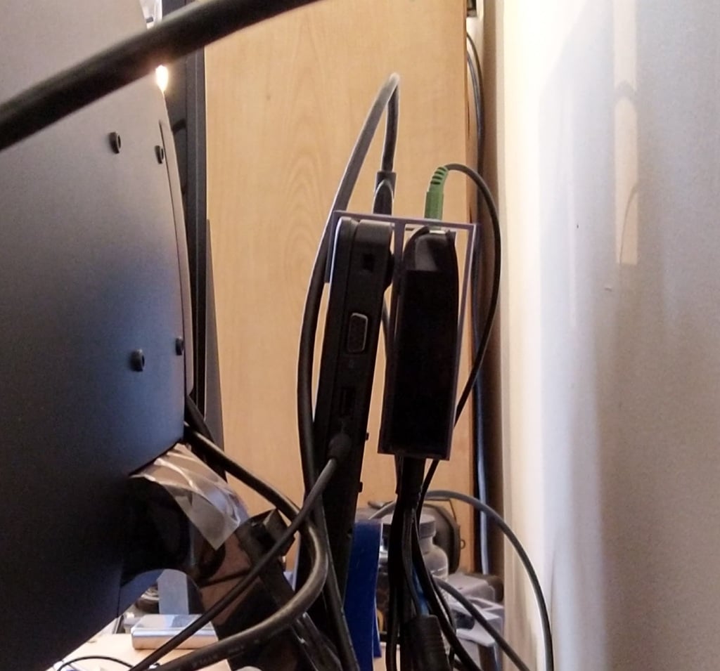 Vertikální USB dokovací držák na notebook pro Kensington, Dell a Lenovo