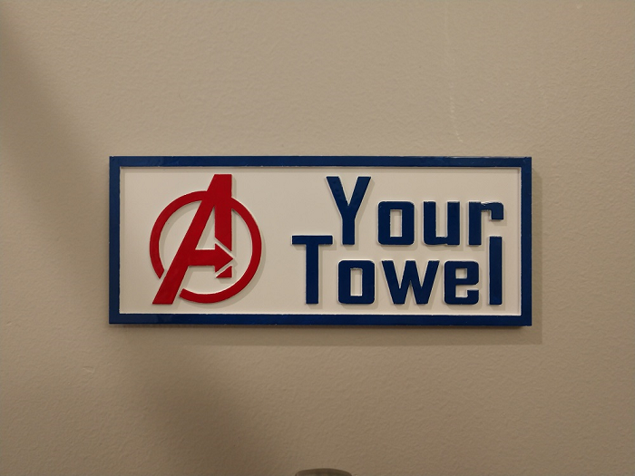 Avengers Věšák na ručníky do koupelny