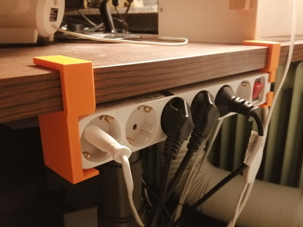 Držák na stůl pro prodlužovací kabel vhodný pro IKEA Idasen