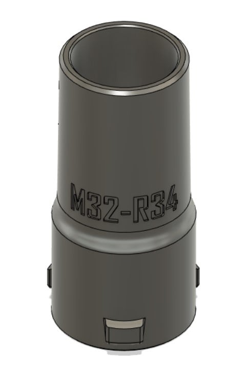 osVAC M32-R34 Adaptér pro příslušenství k vysavačům Miele a Bosch Home Professional