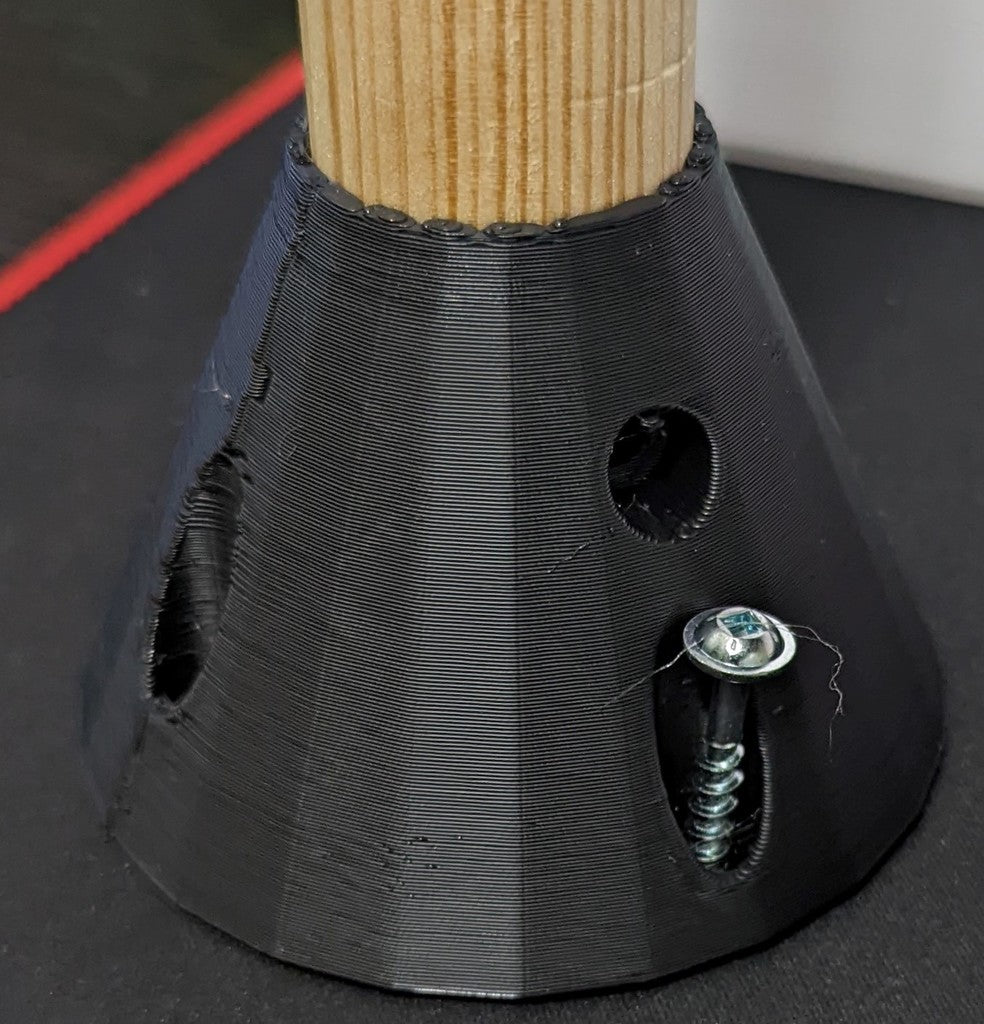 Aktualizovaná sestava nohou pro stůl Ikea s 33mm hmoždinkou