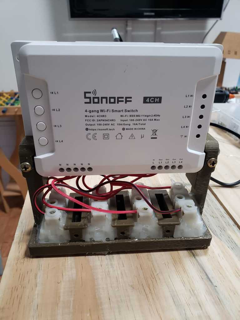 Adaptér SONOFF 4CHR2 – systém připojení Wi-Fi Smart Switch