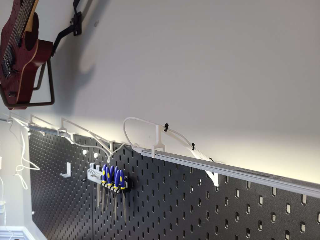 Světelný klip pro IKEA SKÅDIS Board pro ASOKO LED pod skříňku
