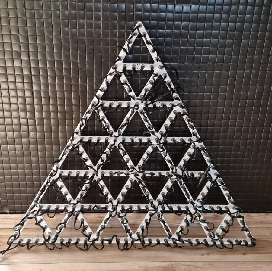 WS2811 Pixel Endless Snowflake Puzzle - Škálovatelné vánoční osvětlení