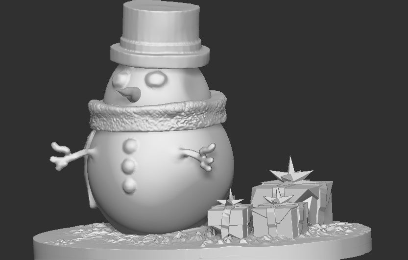 Malý sněhulák vánoční dekorace
