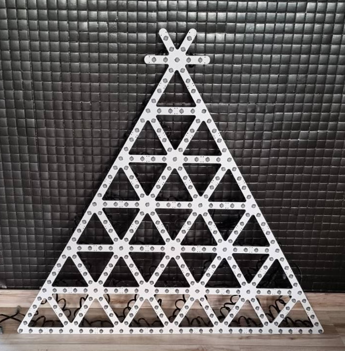 WS2811 Pixel Endless Snowflake Puzzle - Škálovatelné vánoční osvětlení