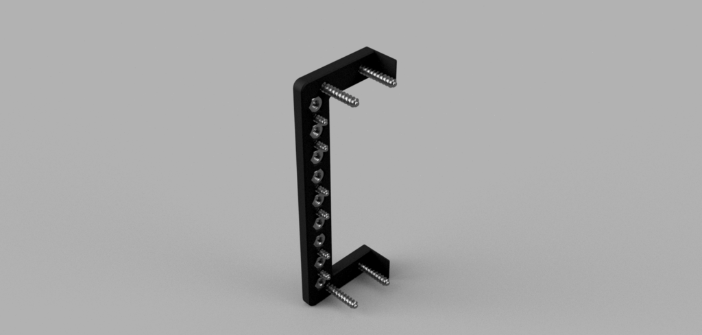 3U Rack-rail pro Ikea Lack Table