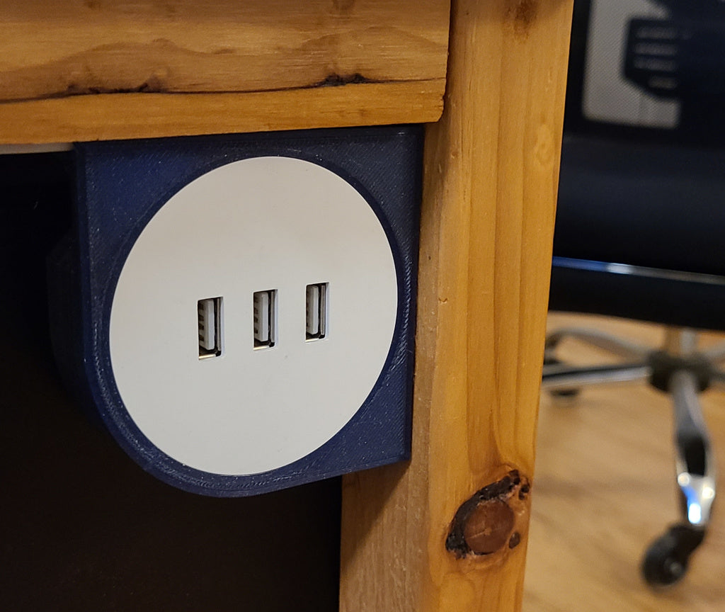 Ikea Nordmarke držák USB nabíječky pro montáž na nábytek