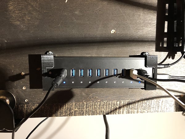 ORICO P10-U3-V1 držák pod stůl pro 10portový USB hub