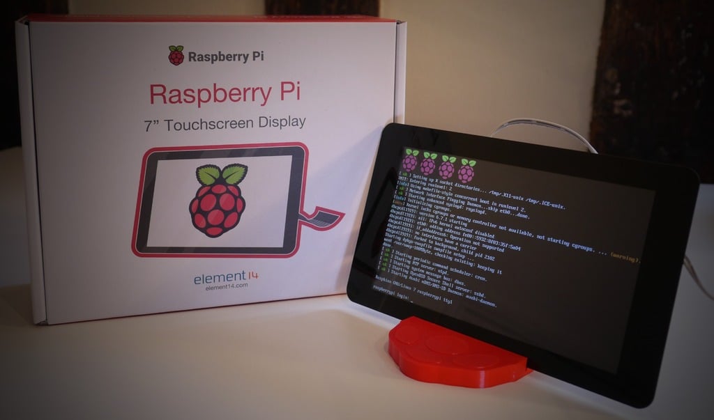 Stojan na dotykový displej Raspberry Pi pro 3D tiskárnu