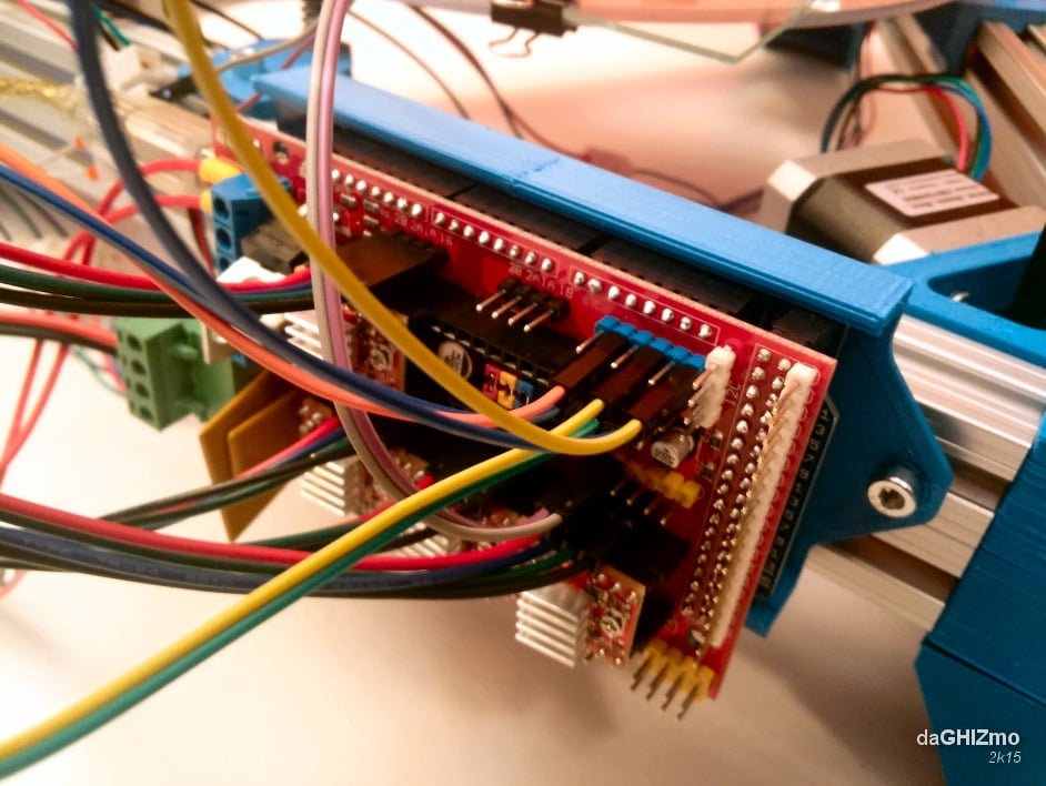 Montážní držák desky Arduino MEGA
