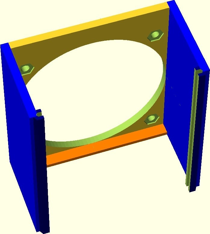 MOAB - Univerzální nastavitelný držák ventilátoru pro desky plošných spojů